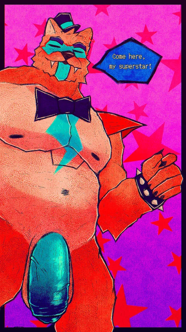 Best way to cure Monday blues is with a blue dick (artist is TheAnzelArt2) posted by Organic-Music-4305