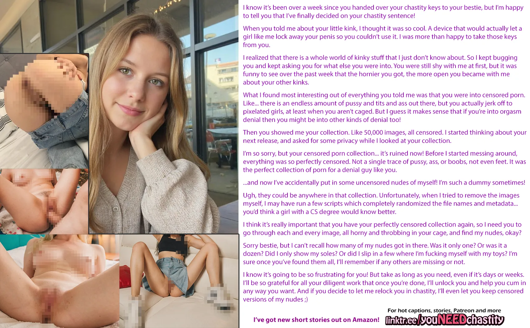 Bestie keyholder and the censored porn collection posted by chastity_throwaway1