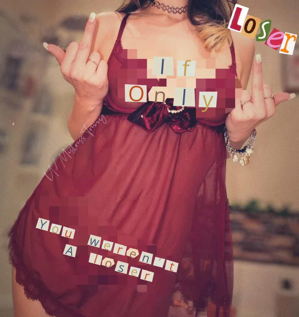 Bet those fingers make you squirm, though. posted by MistressTrixxy