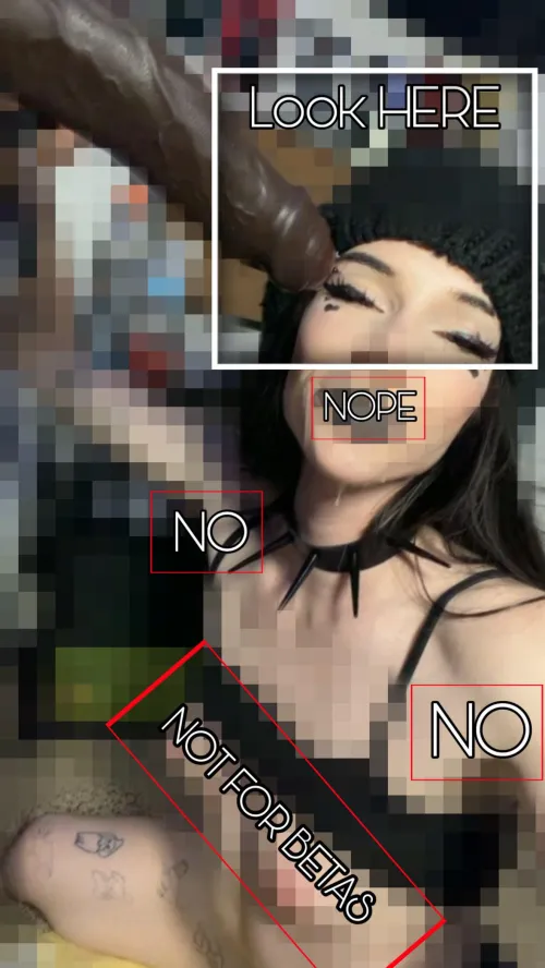 Betas are ONLY allowed to look inside the WHITE box. Stay out of the red unless you’re ready to go fucking BROKE by Goddess-KaylaLavigne