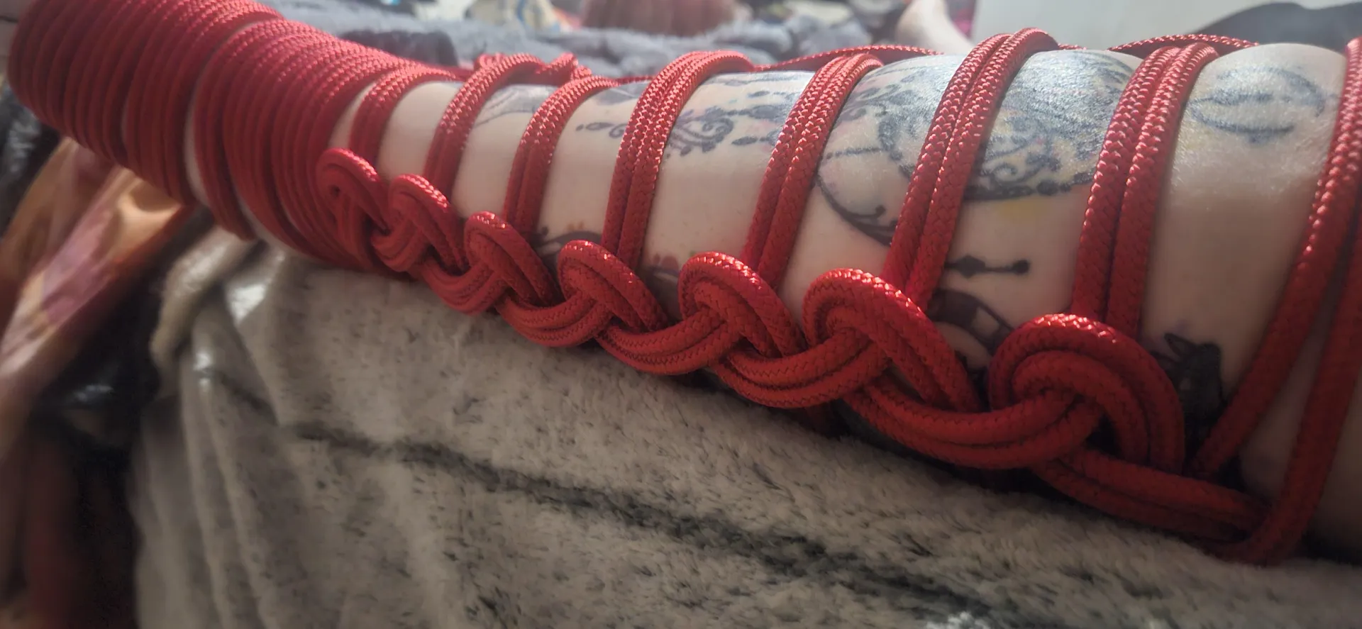 Beutiful red rope with apology to mods posted by Mrs_knotty_feet
