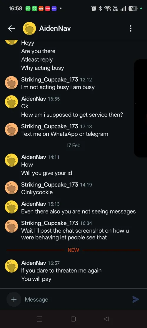 Beware of these clients ..he's threatening me by Striking_Cupcake_173