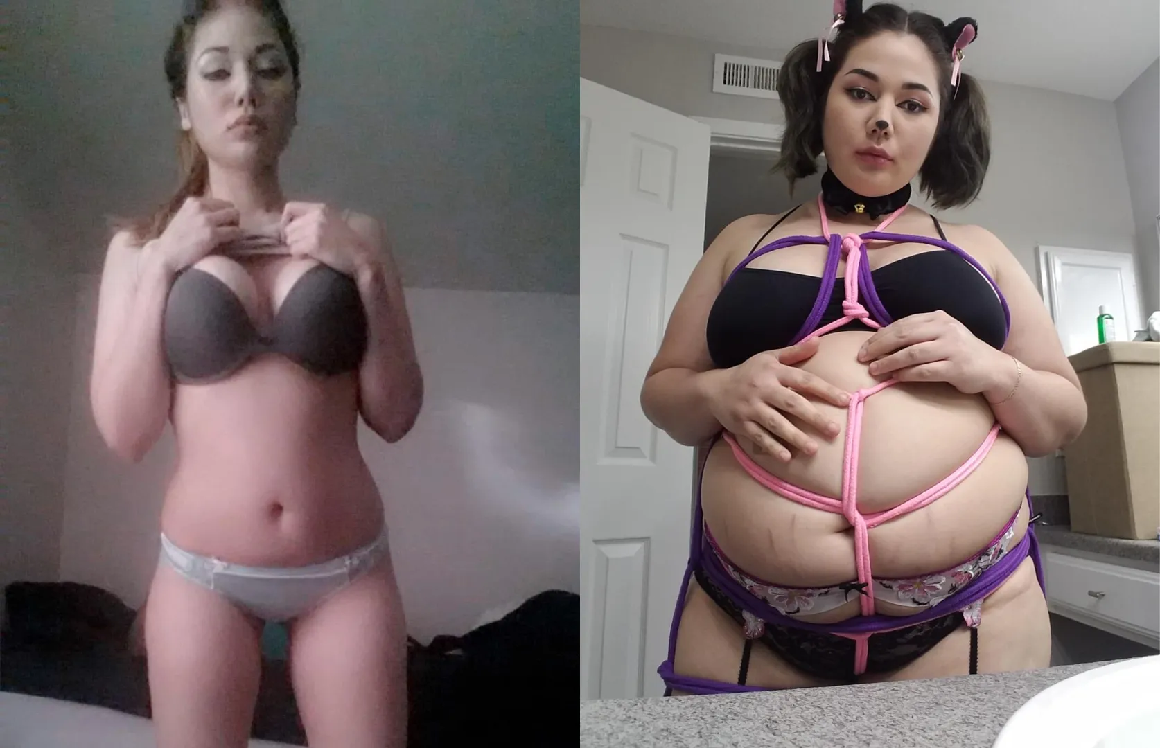 Bf thought it would be funny to turn a fit girl into a fuckpig posted by CouchQueenie