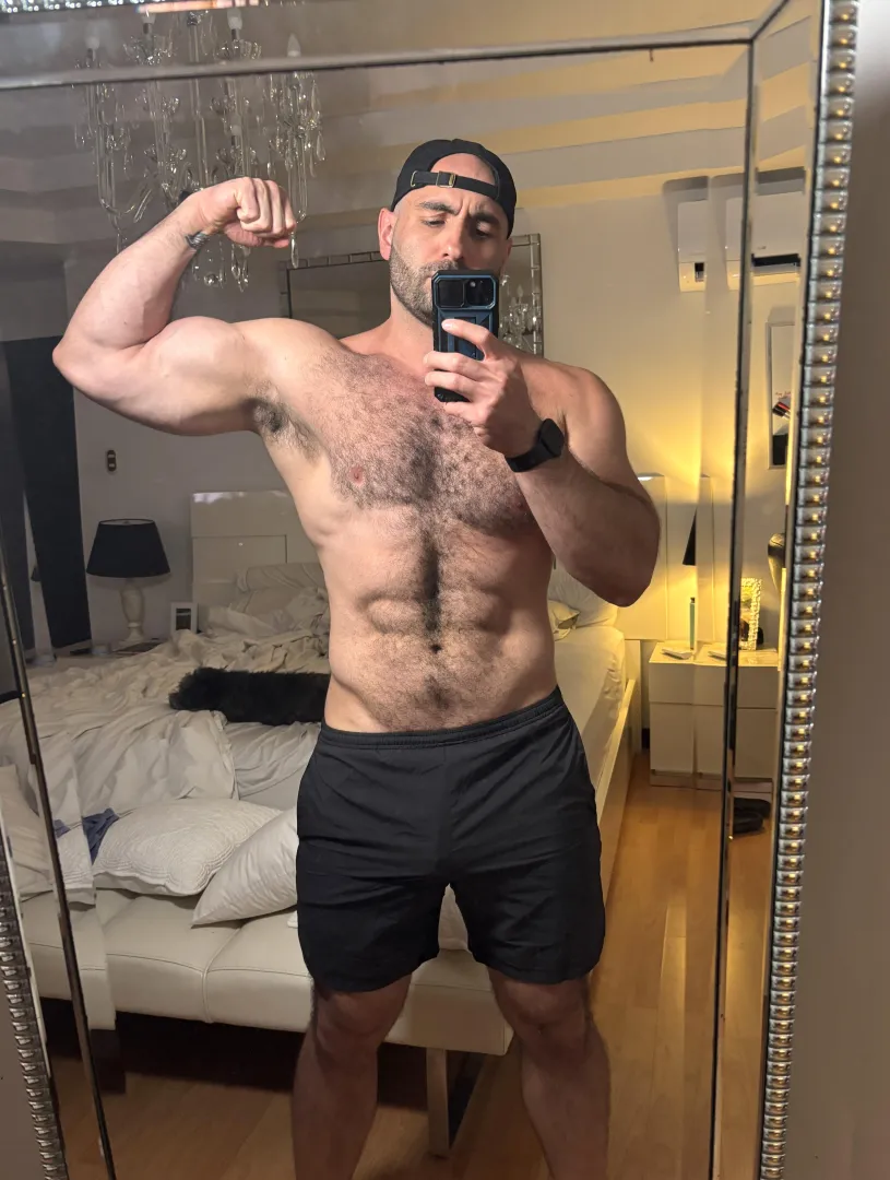 Biceps of a 32 year old Canadian. posted by Big_Distribution_494