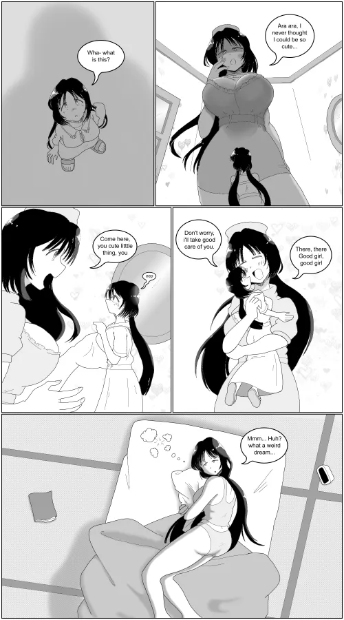 Big Yachiru, Smol Yachiru by randomando243