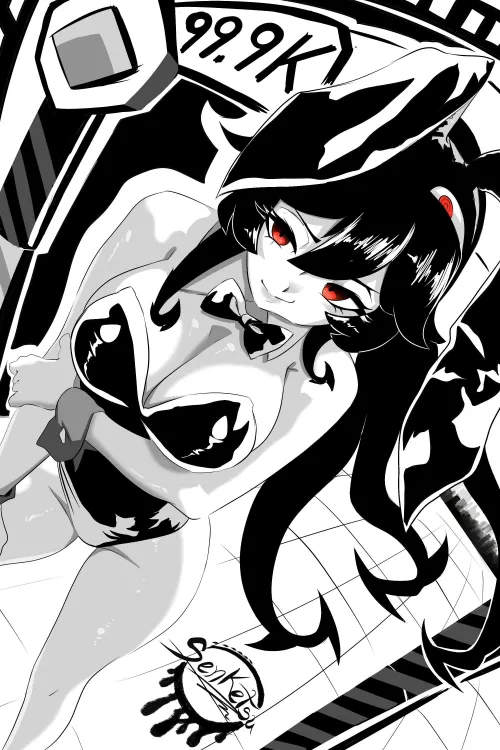 Black and white Filia (by @DrmSenketsu on ) by Quirky_Snow_8649
