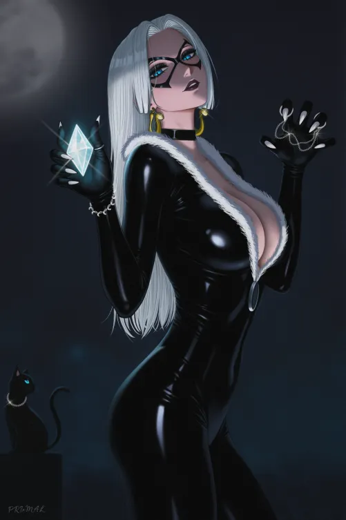 Black Cat Boa Hancock [One Piece] by WoolsonDaSheep