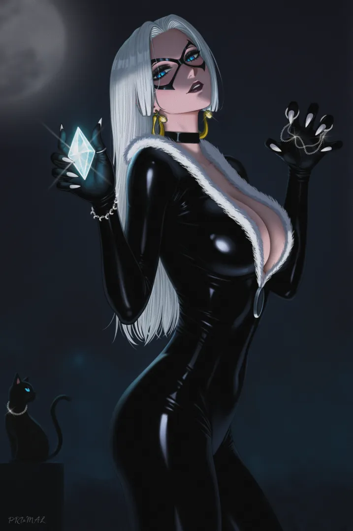 Black Cat Boa Hancock [One Piece] posted by WoolsonDaSheep