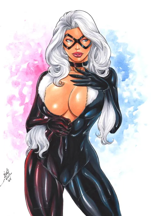 Black Cat (LanioSena) [Marvel] by Poke-Oji