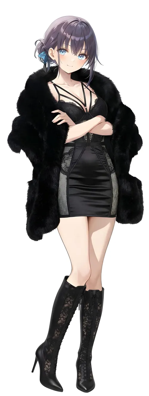 Black Lace Escort by WoolsonDaSheep