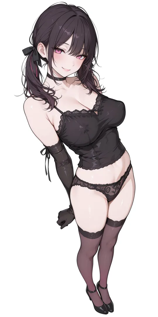 Black Lingerie, Gloves, & Thigh-Highs posted by WoolsonDaSheep