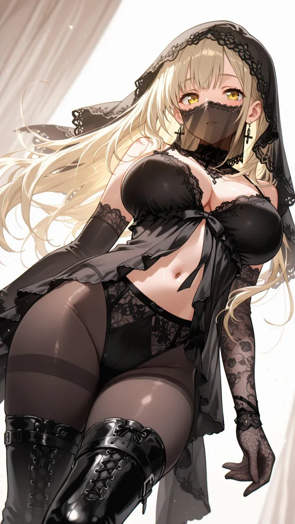 Black Veil & Lace posted by WoolsonDaSheep