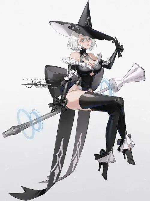 Black Witch 2B by Knight_Prime_4597