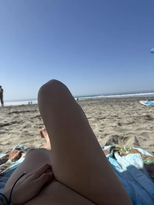 Blacks beach Saturday 1/31 by glsocalboy