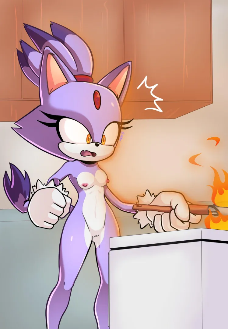 Blaze can't cook. (@no_xao_) posted by GoombaNaTumba