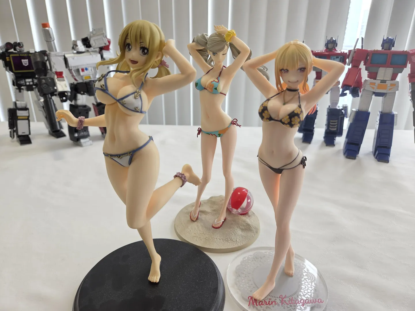 Blonde Bikini Fashionistas Lucy, Ann Takamaki and Marin Kitagawa posted by Terran117