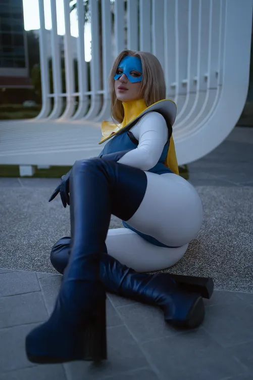 Blonde Blazer from Dispatch cosplay by sevir_cosplay by sedokovair_cosplay