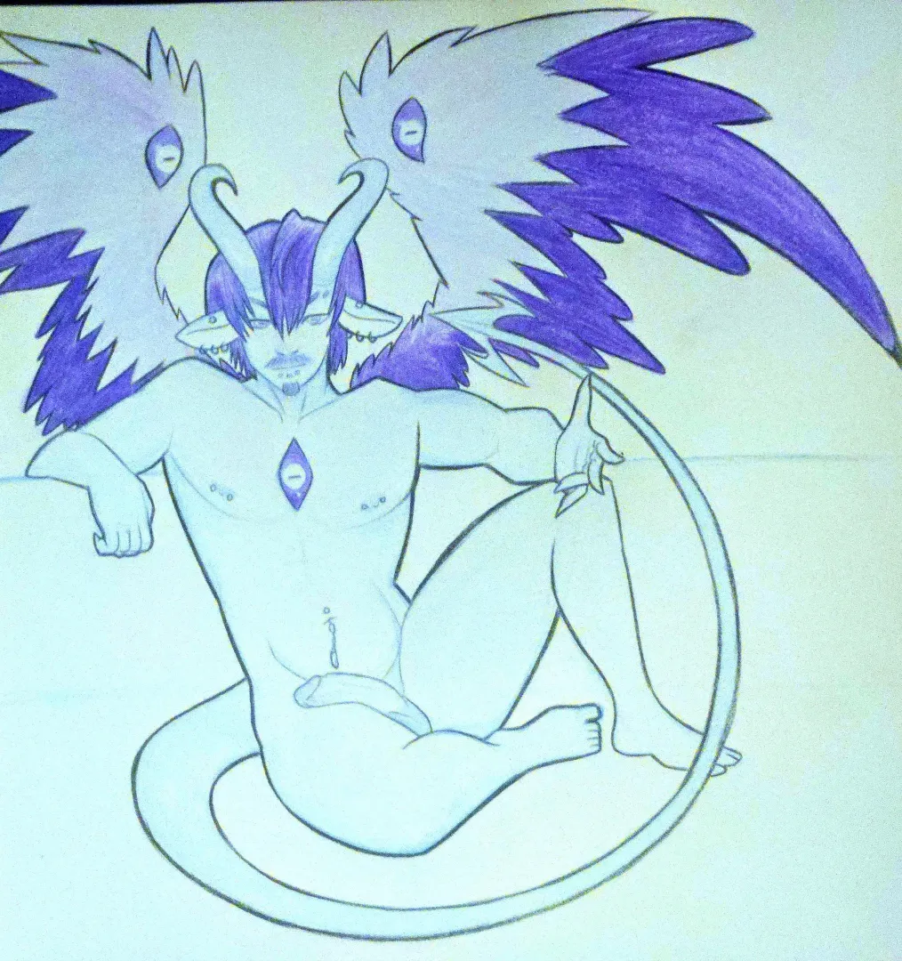 Blue devil posted by sock_le_coq