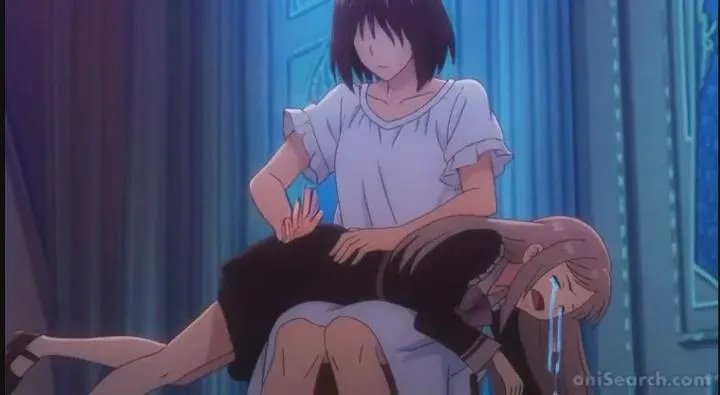 Blue Reflection Ray/澪 - Shino Mizusaki Spanking OTK from her mom Mrs. Mizusaki. posted by TkWolfy10