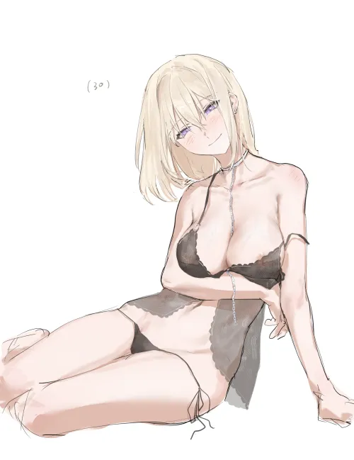 Blushing Uika [BanG Dream!] (不会画画的孩像根草) by MartyrOfDespair