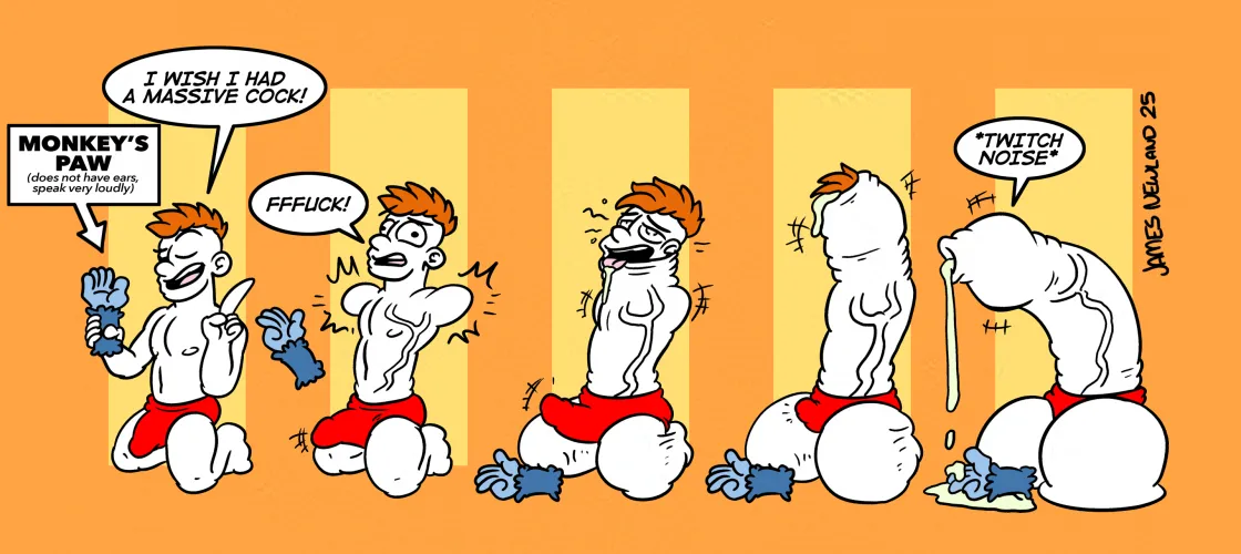 [Body Modification] Monkey's Paw: Massive Cock by SpacePupSilver by JudithNeff