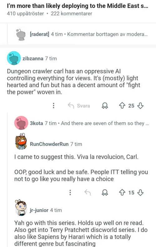 Book suggestion if you are about to be sent to war in the ME... by ilovecpp22