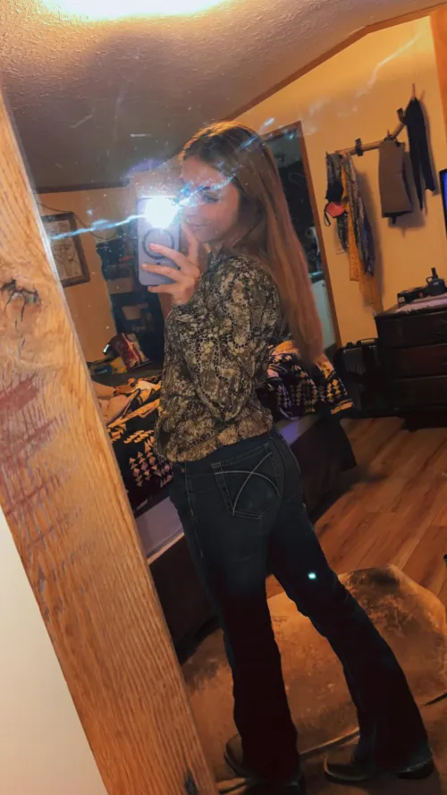 boots on, jeans tight, gotta get things done today by realhoney_girl