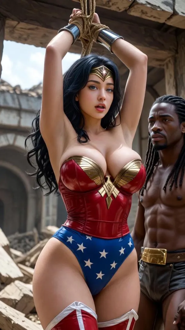 Bound without her Magic Belt posted by PistonThorn