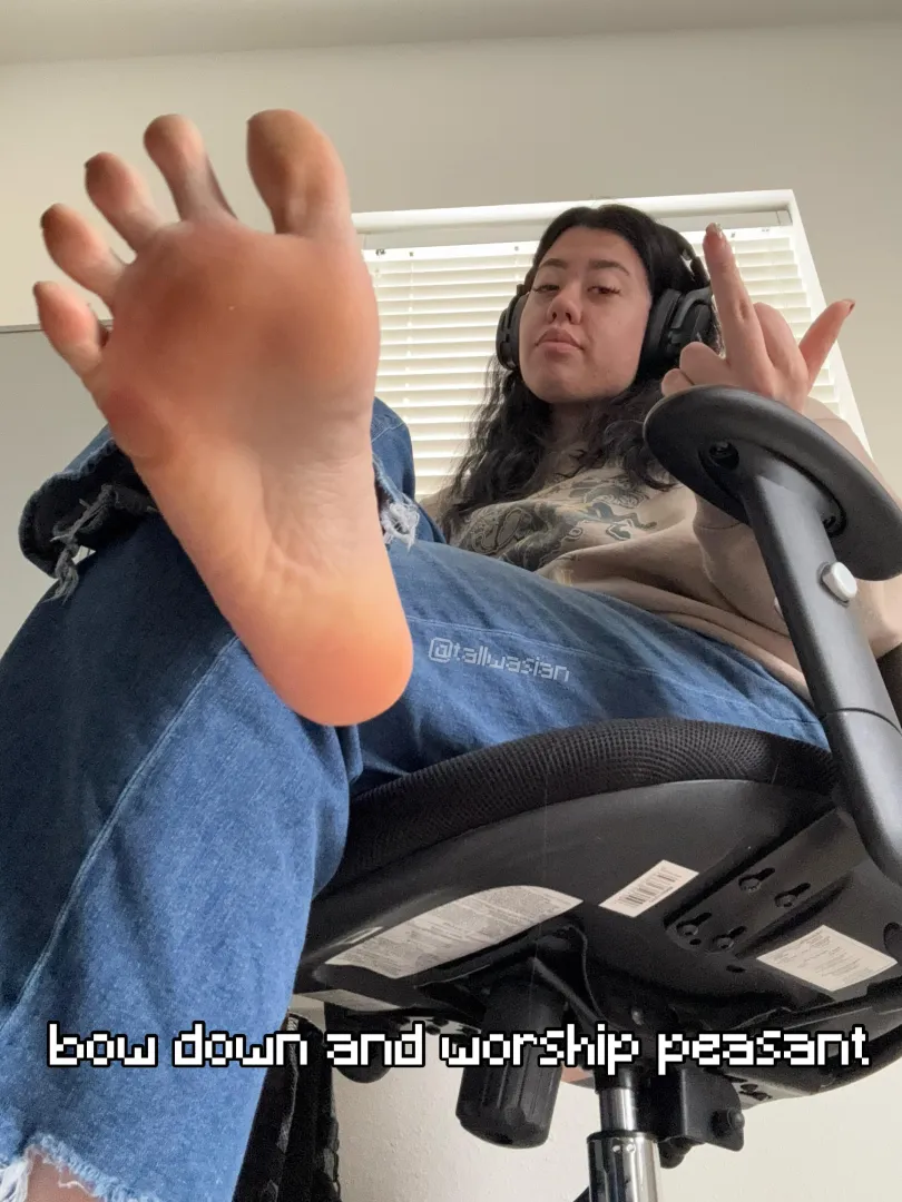 Bow down, peasant. posted by The-Gym-Towers