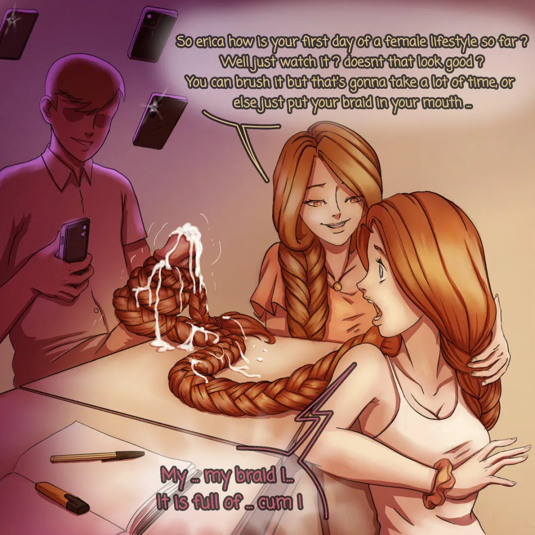 Braid day in the classroom posted by HairMouser