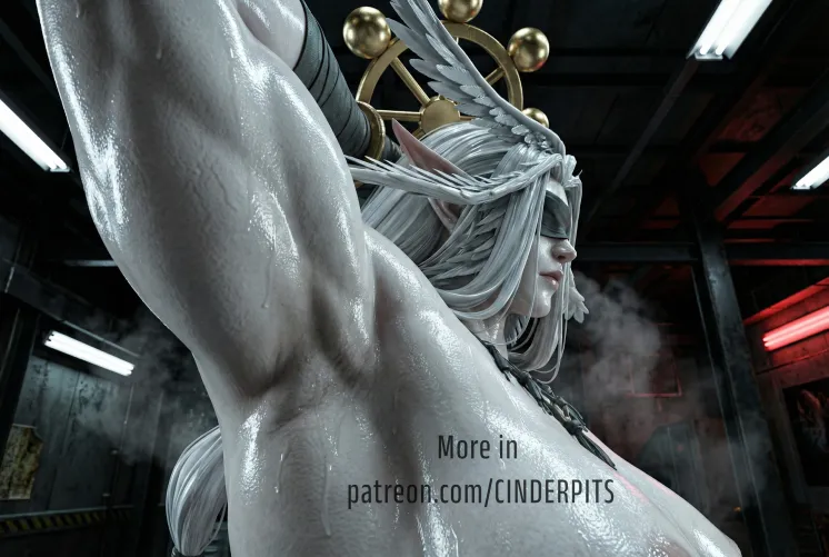 Brave enough to sniff mommy Mahoragas armpits? (Cinderpits) by Xenin_