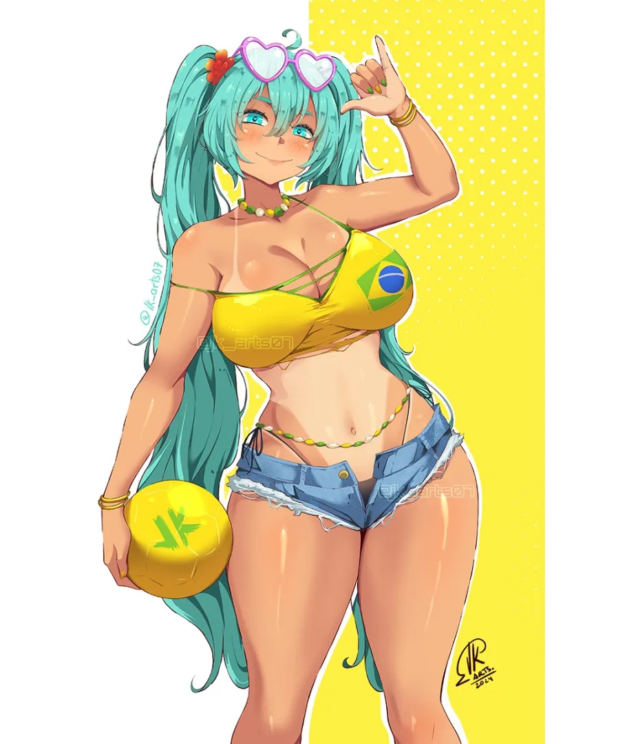 Brazilian Miku's beauty posted by Terran117