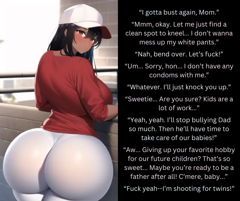 Breeding your big booty mom in public posted by jetman293