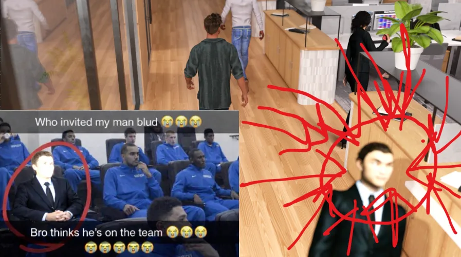 Bro thought he was one of the main cast ✌️ by Kirito088_