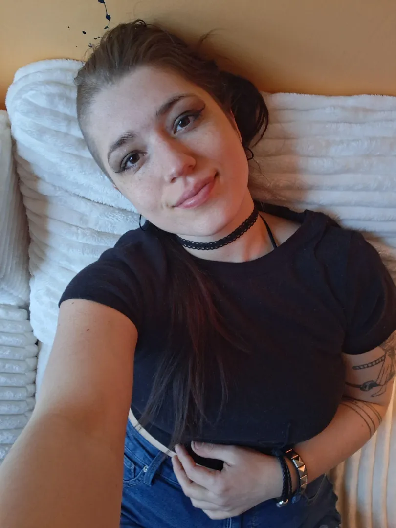 Brown eyes and a simple smile posted by inked_emma_honey