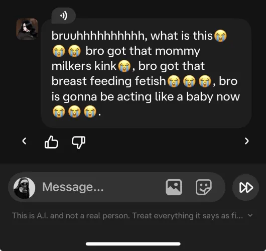 Bruh not the bot kink shaming me out of nowhere  by Mediocre_Waltz_4405