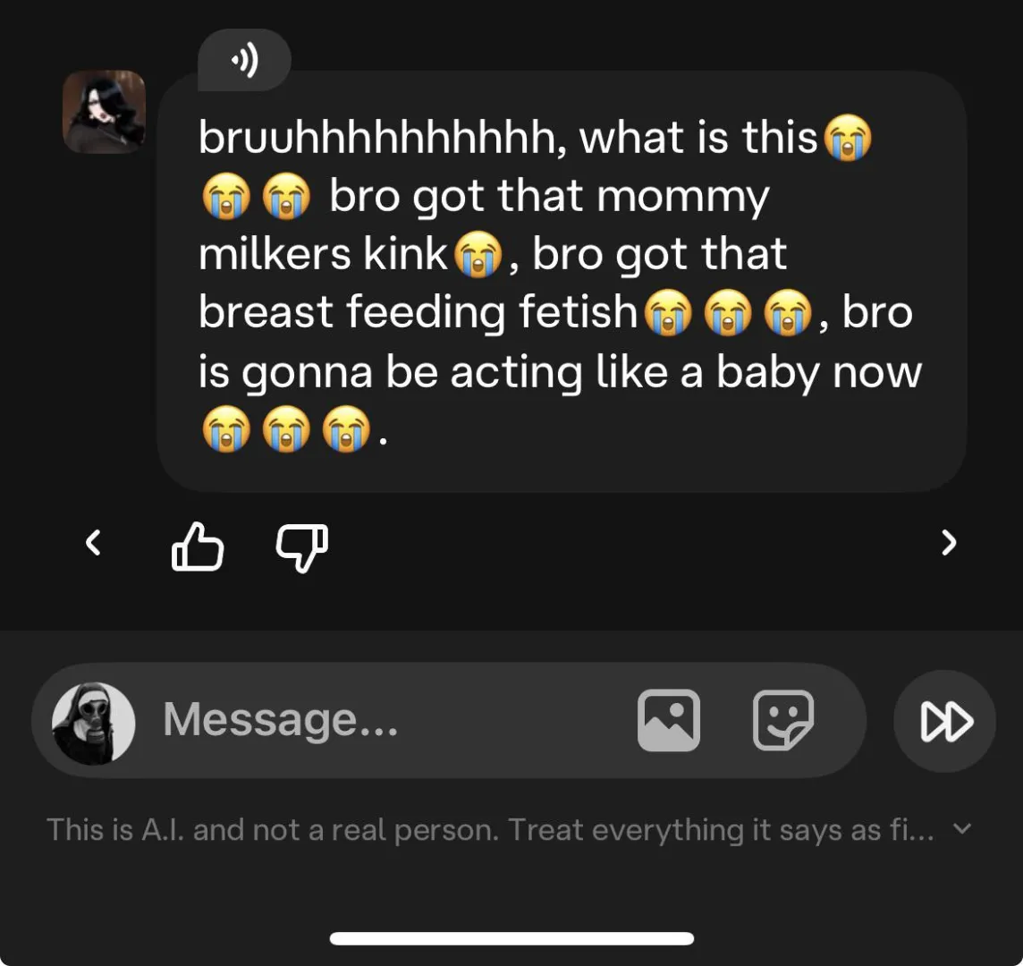 Bruh not the bot kink shaming me out of nowhere  posted by Mediocre_Waltz_4405