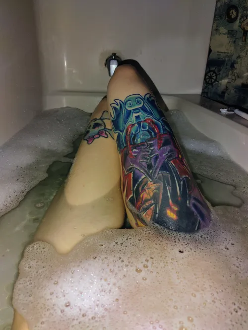 Bubble baths for the win! by therealmizzbonez