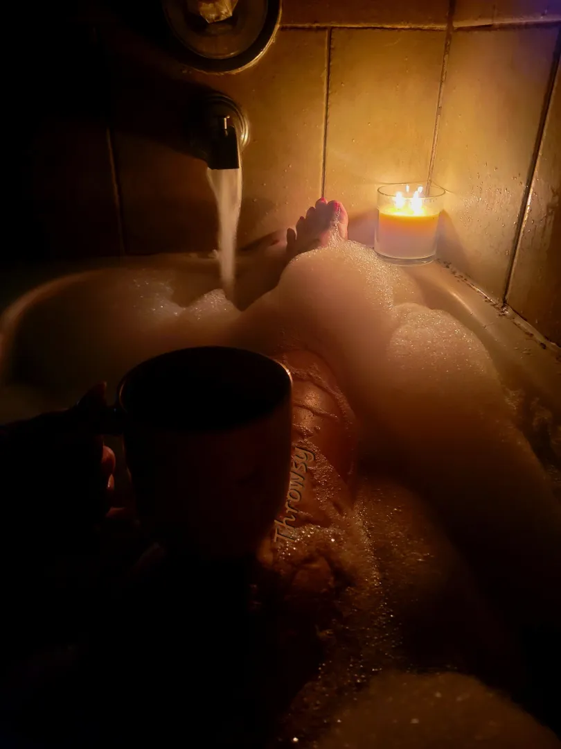 Bubbles, Coffee, and Candlelight posted by throwRA_me02