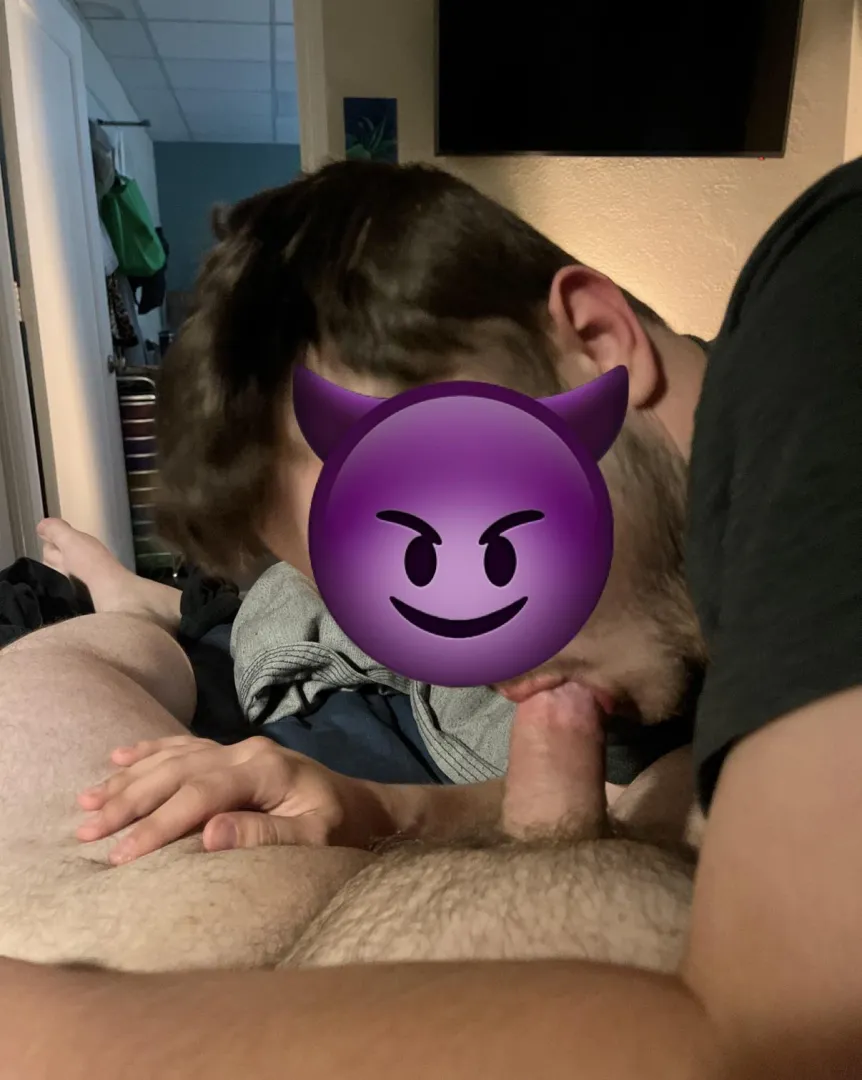 Buddy sucking my chubby cock posted by Great_Theme_3858