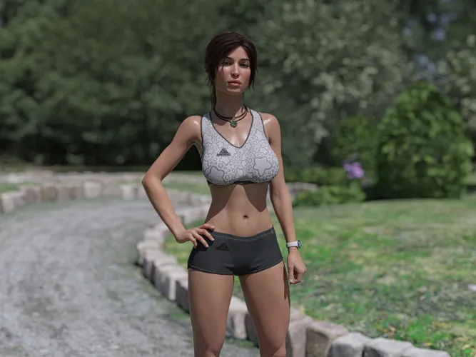 Bumping into Lara in the park (SickCycle) by Poke-Oji
