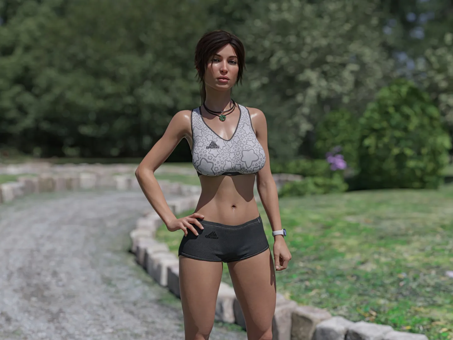 Bumping into Lara in the park (SickCycle) posted by Poke-Oji