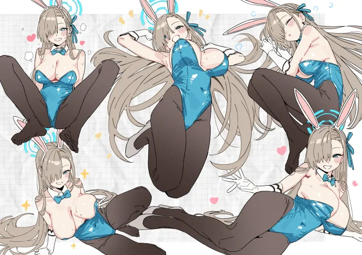 Bunny Asuna (ICHIZEN-RYUU) [Blue Archive] by llamanatee