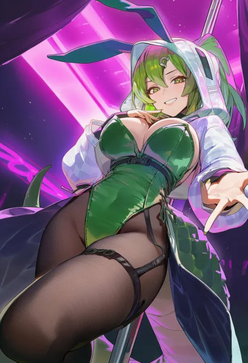 Bunny Fluorite [Arknights] by WoolsonDaSheep