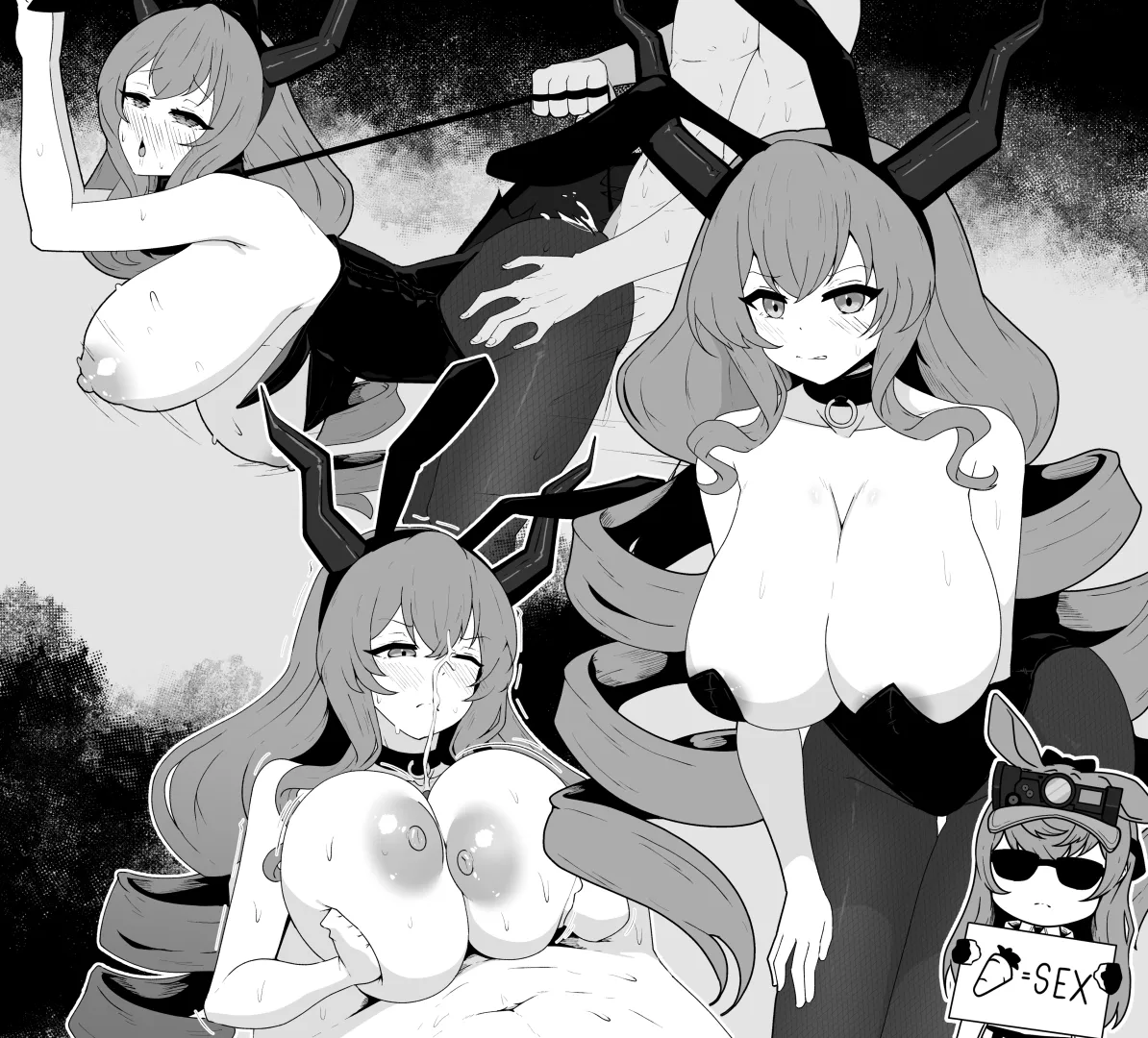 Bunny girl Typhon posted by hexel-chan