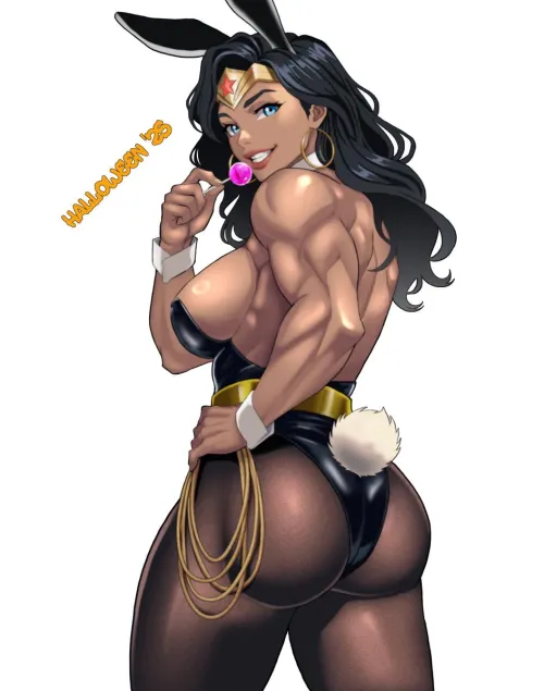 Bunny Girl Wonder Woman by Hypnotized_Drone