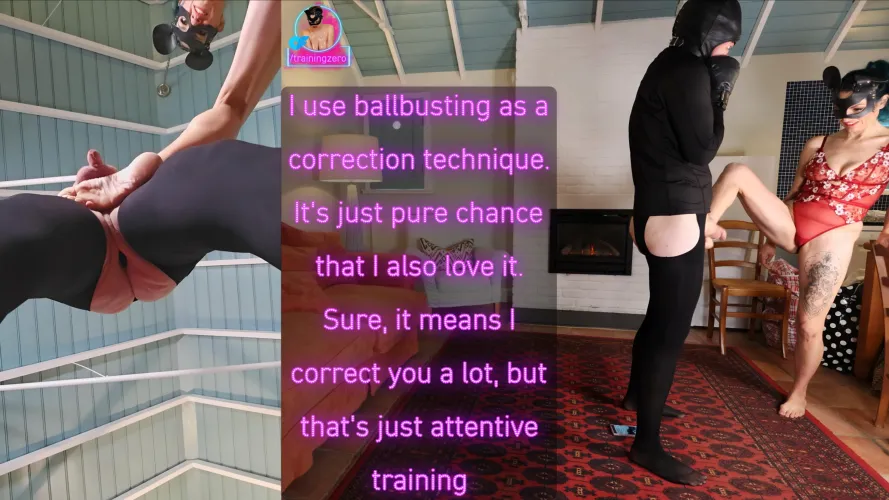 Busting your balls is a correction technique by Miss_Raven_Zero