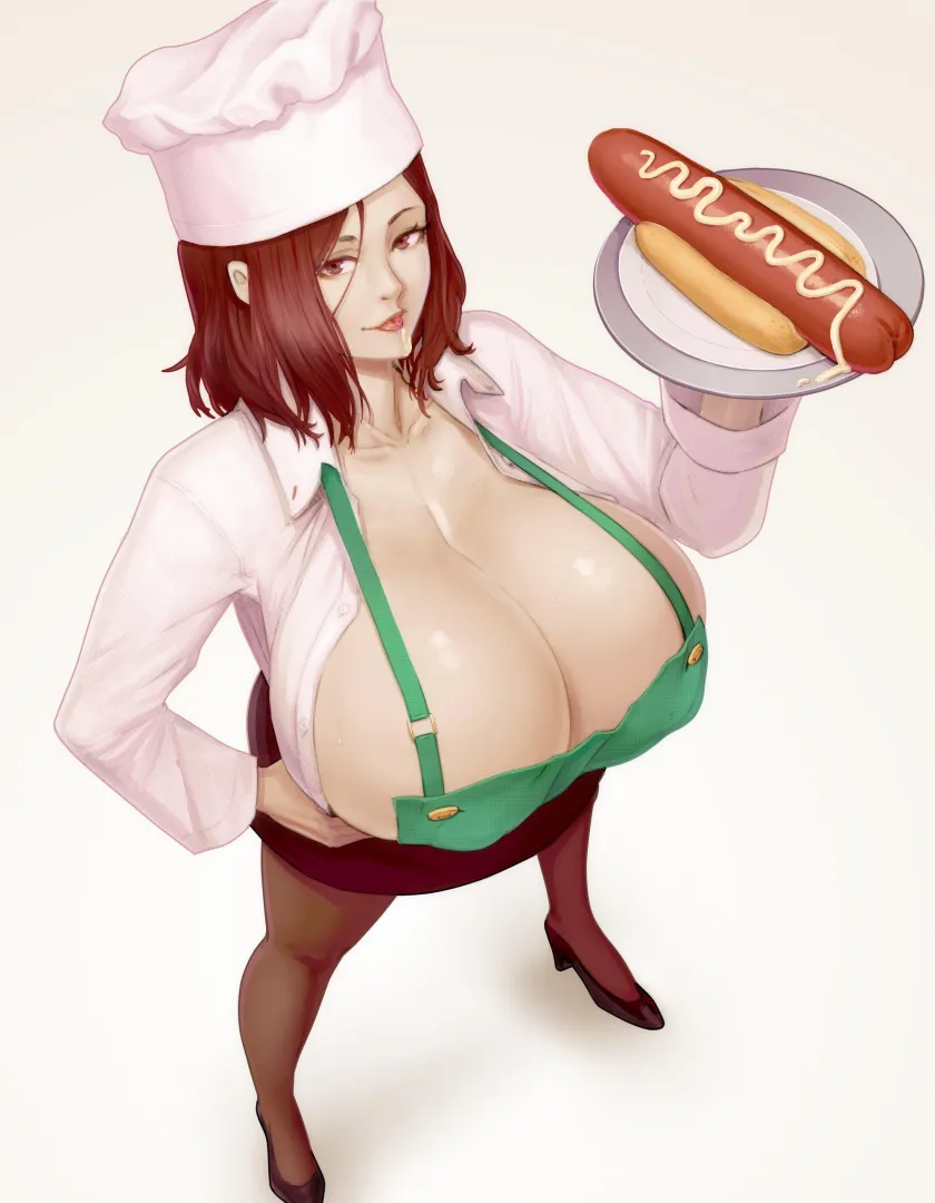 Busty chef (materclaws) posted by MurkyNeighborhood135