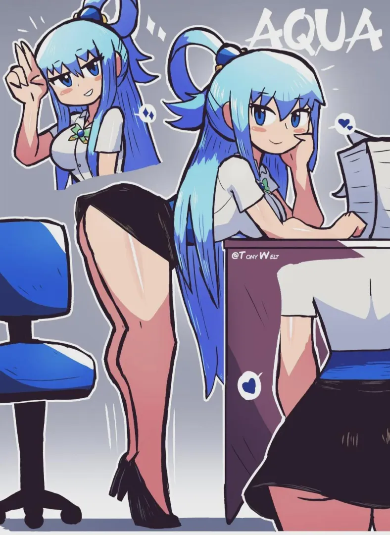 But can she do paperwork? posted by AquaLewds