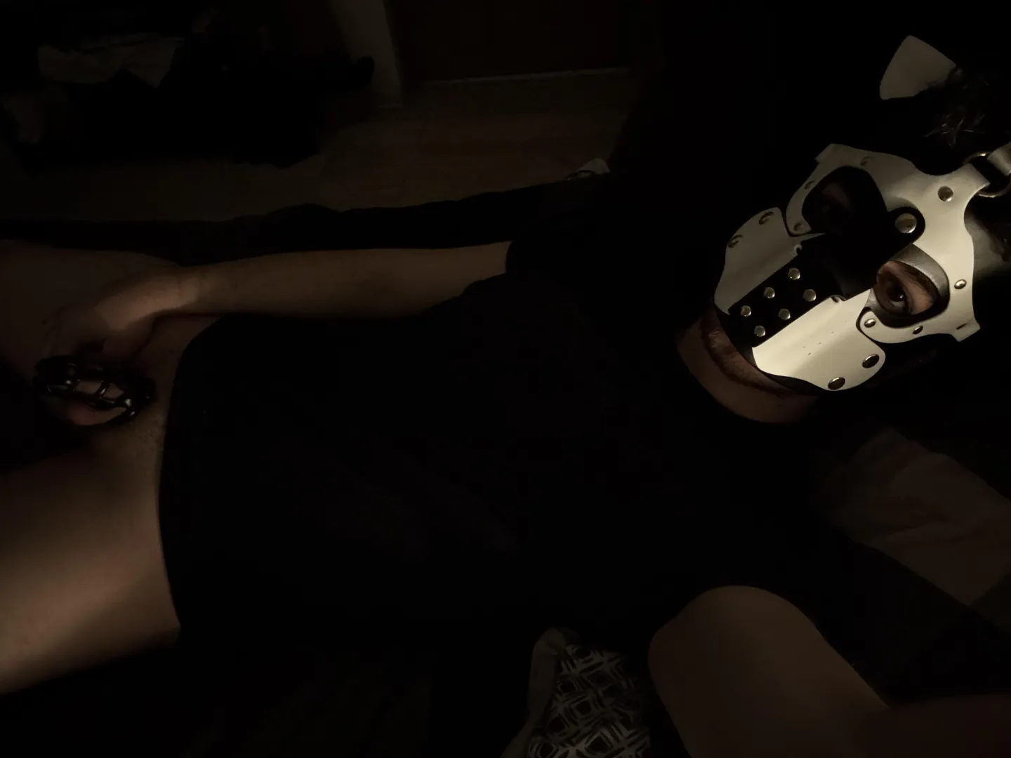 Caged pup :3 posted by -Maledictions